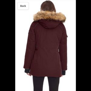 Alpine North Women’s Vegan Down Parka with Faux Fur Hood